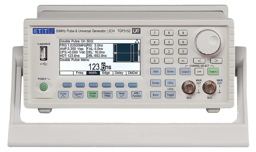Aim-TTi TGP3152  Pulse Generator, 1 mHz min, 25 (Double Pulse) MHz, 50 (Pulse) MHz max