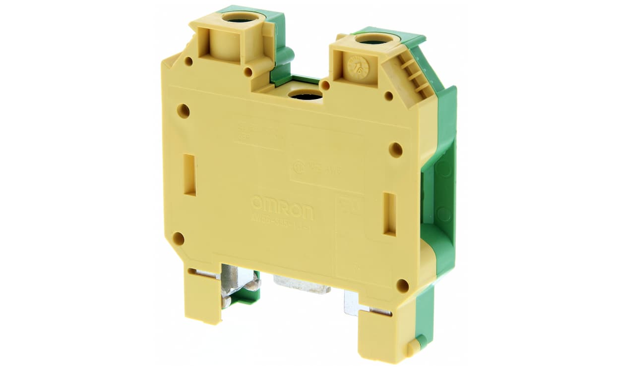 Omron XW5GS35111, XW5G Series Grey, 35mm², Single-Level, Screw Termination