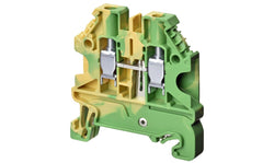 Omron XW5GS40111, XW5G Series Green/Yellow, 4mm², Single-Level, Screw Termination - generaltechuae