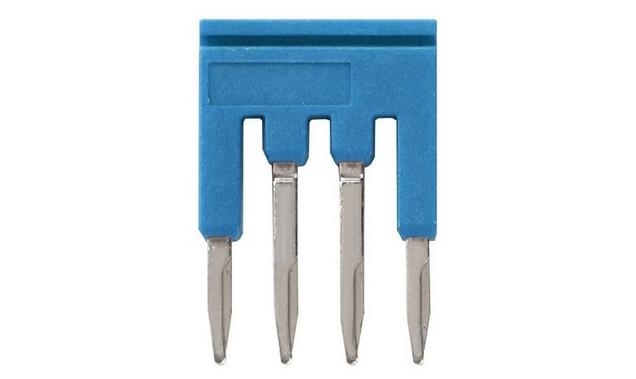 Omron XW5S-P1.5-4BL, XW5S Short Bar for use with XW5G-P1.5-4 Grounding Terminal Block, XW5T-P1.5-4 Feed Through Terminal Block