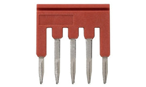Omron XW5S-P1.5-5RD, XW5S Short Bar for use with XW5G-P1.5-5 Grounding Terminal Block, XW5T-P1.5-5 Feed Through Terminal Block