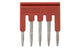Omron XW5S-P1.5-5RD, XW5S Short Bar for use with XW5G-P1.5-5 Grounding Terminal Block, XW5T-P1.5-5 Feed Through Terminal Block