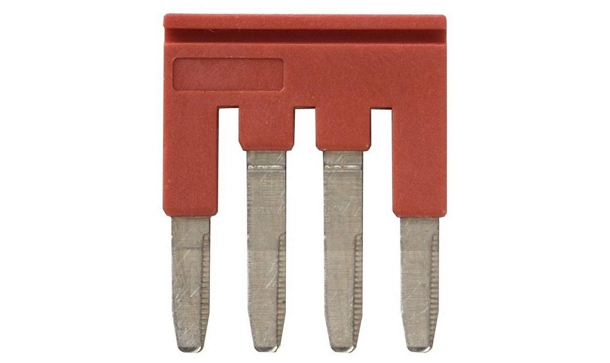 Omron XW5S-P2.5-4RD, XW5S Short Bar for use with XW5G-P2.5-4 Grounding Terminal Block, XW5T-P2.5-4 Feed Through Terminal Block