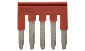 Omron XW5S-P2.5-5RD, XW5S Short Bar for use with XW5G-P2.5-5 Grounding Terminal Block, XW5T-P2.5-5 Feed Through Terminal Block