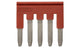 Omron XW5S-P2.5-5RD, XW5S Short Bar for use with XW5G-P2.5-5 Grounding Terminal Block, XW5T-P2.5-5 Feed Through Terminal Block