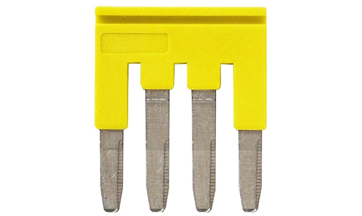 Omron XW5SS404, XW5S Short Bar for use with XW5T-S4.0-1.1-1 Feed Through Terminal Block, XW5T-S4.0-1.1-2 Feed Through Terminal Block,