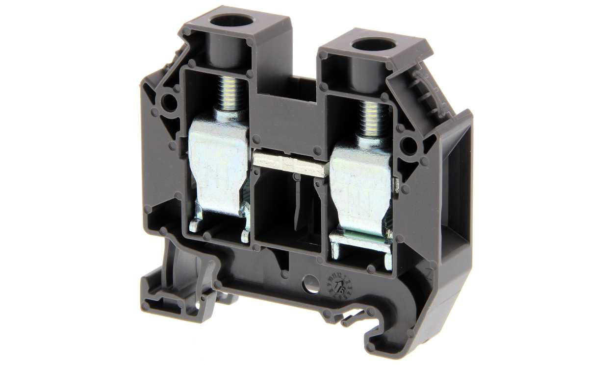 Omron XW5TS16111, XW5T Series Grey, 4 → 25mm², Single-Level, Screw Termination