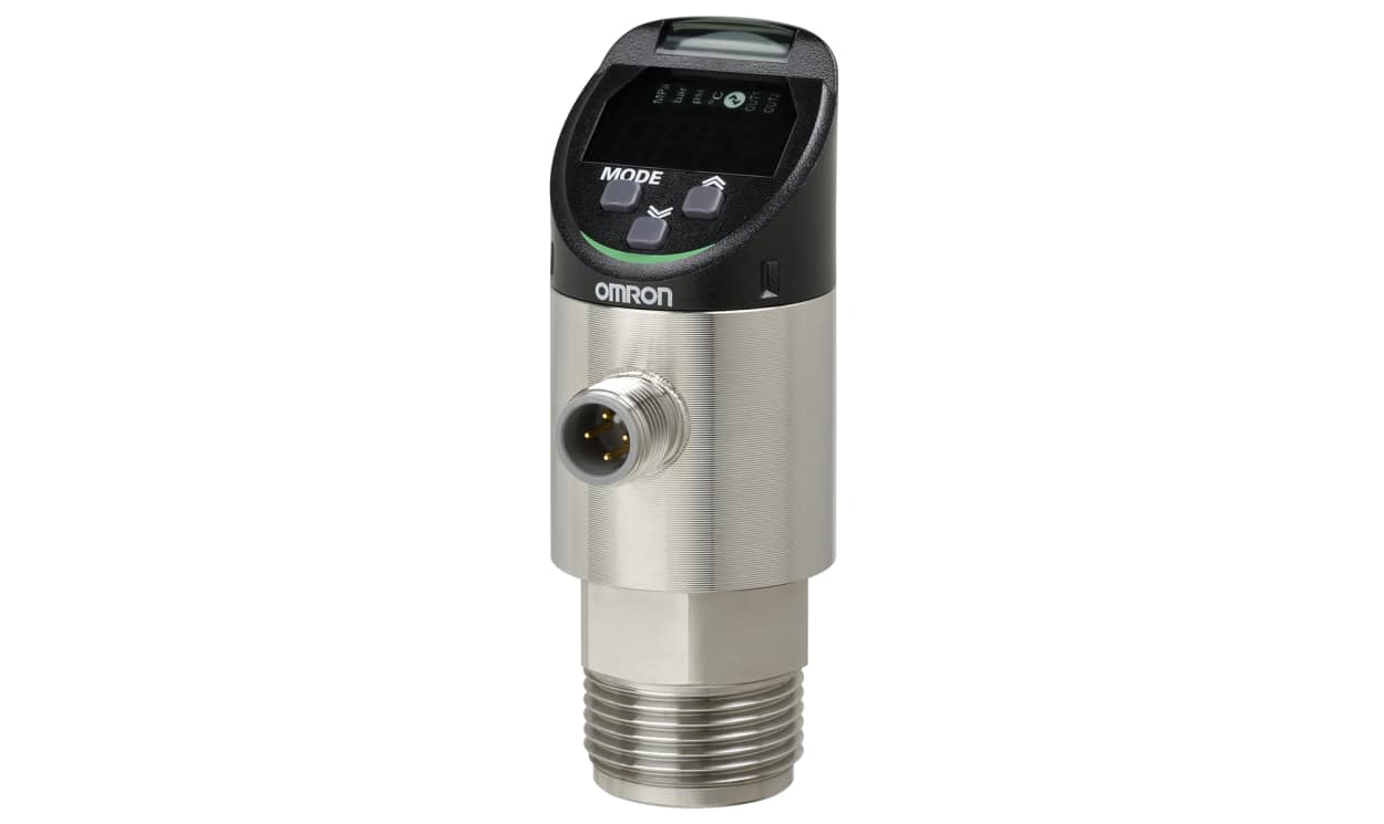 Omron E8PC-100T-E, EBPC Series Pressure Sensor, 0bar Min, 10MPa Max, PNP Output, Gauge Reading