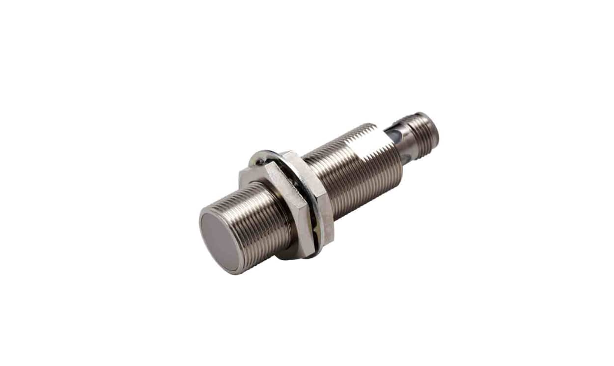 Omron E2E-X8B3DL18-M1, Inductive Threaded Barrel Proximity Sensor, M18, 8 mm Detection, PNP NO+NC, 10 → 30 V dc - generaltechuae