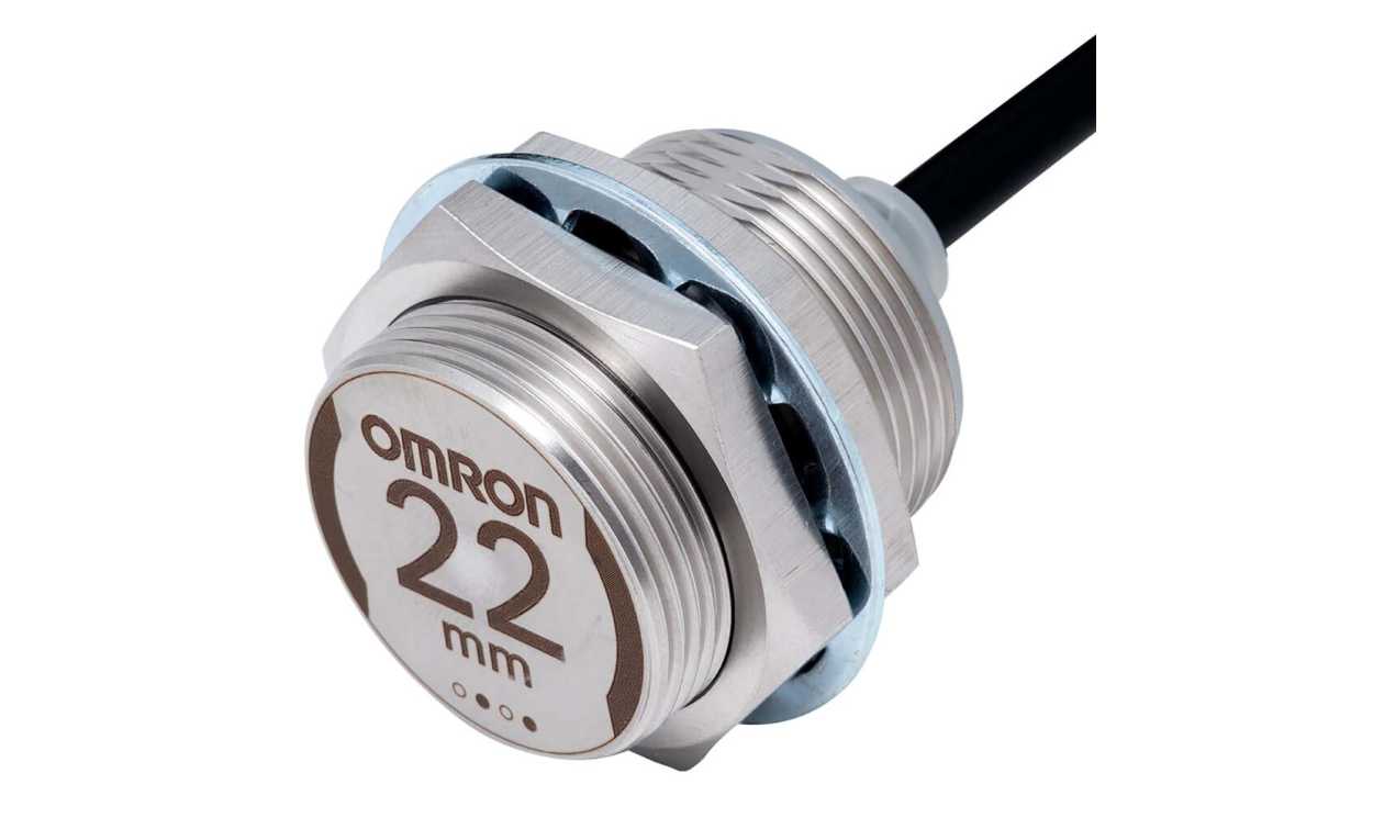 Omron E2EW-X22C130 2M, Inductive Threaded Barrel Proximity Sensor, M30, 22 mm Detection, NPN NO, 10 → 30 V dc