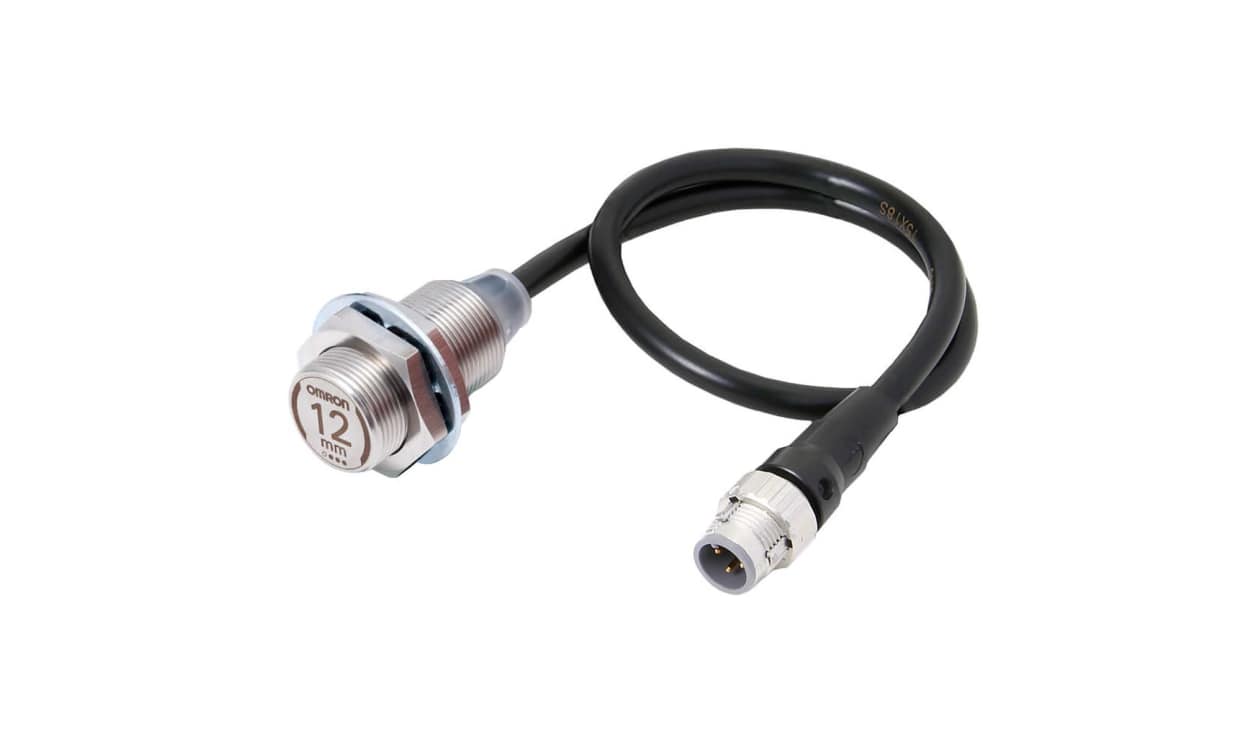 Omron E2EW-X10C118-M1TJ 0.3M, Inductive Threaded Barrel Proximity Sensor, M18, 10 mm Detection, NPN NO, 10 → 30 V dc - generaltechuae