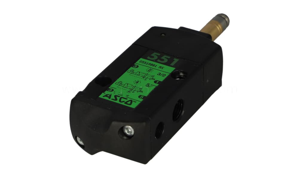 ASCO SCG551A001MS.AC/DC, 3/2-5/2 Spool Valve - Electro-Pneumatic G 1/4 551 Series