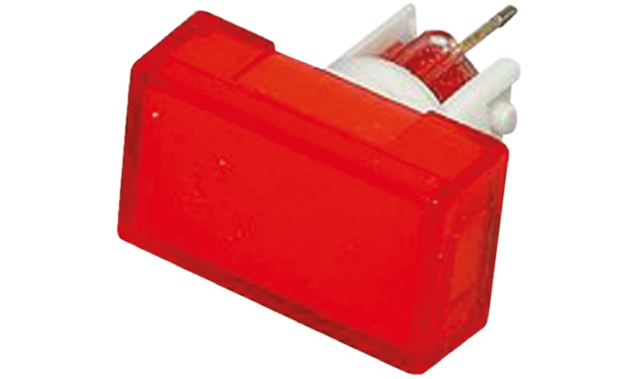 Omron A3DJ-500R, Red Rectangular Push Button Lens for Use with A3D Series