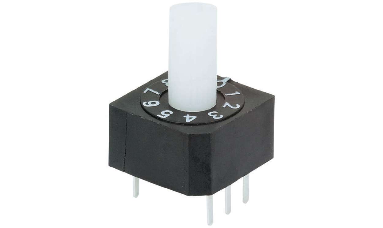 Omron A6A-10RS, 10 Way Through Hole DIP Switch 10P, Rotary Shaft Actuator