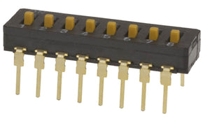 Omron A6D-8103, 8 Way Through Hole DIP Switch 8P