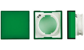 Omron A165L-AG, Green Square Push Button Lens for Use with A16 Series LED/Incandescent Lamp Push Button Switch