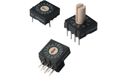 Omron A6RV-161RF CHN, 16 Way Through Hole DIP Switch, Rotary Flush Actuator - generaltechuae