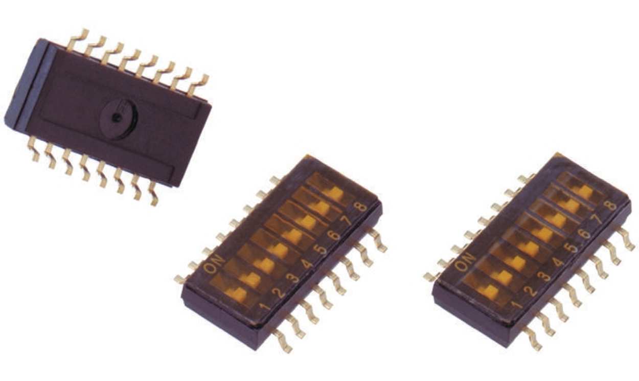 Omron A6H-0101, 10 Way Surface Mount DIP Switch 10P