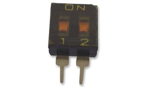 Omron A6T-2102, 2 Way Through Hole DIP Switch DPST