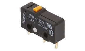 Omron SS-5-FD, Pin Plunger Micro Switch, Through Hole Terminal, 5 A @ 125 V ac, SPDT, IP40