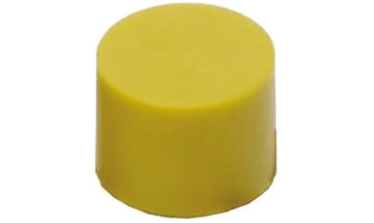 Omron B32-1630, Yellow Tactile Switch Cap for Series B3F-4000, Series B3F-5000, Series B3W-4000,