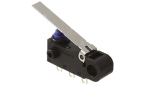 Omron D2HW-C221H, Long Hinge Lever Micro Switch, Solder Terminal, 2 A @ 12 V dc, SPDT, IP67