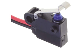 Omron D2HW-C232MR, Simulated Roller Lever Micro Switch, Pre-wired Terminal, 2 A @ 12 V dc, SPST, IP67