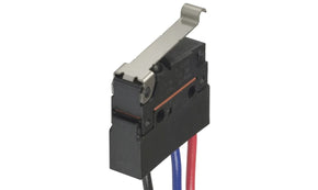 Omron D2SW-P01L3M, Simulated Roller Lever Micro Switch, Pre-wired Terminal, 100 mA @ 30 V dc, SPDT, IP67