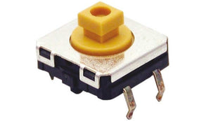 Omron B3W-4050S, IP67 White Plunger Tactile Switch, SPST 50 mA @ 24 V dc 3mm