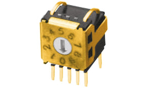 Omron A6KV-164RF, 16 Way Through Hole DIP Switch, Rotary Flush Actuator