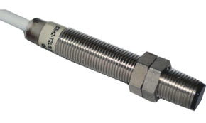 Omron E3H2-DS10B4M 2M, Diffuse Photoelectric Sensor, Barrel Sensor, 100 mm Detection Range