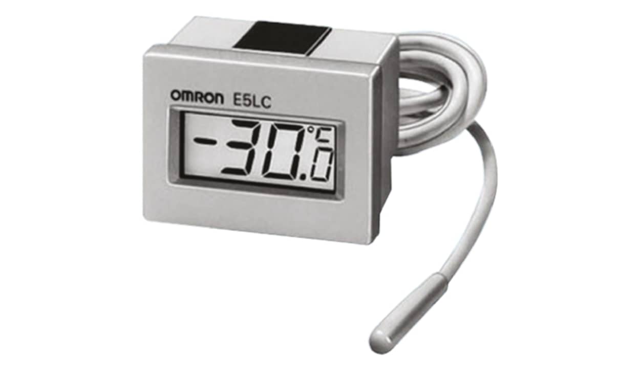 Omron E5LC-5, E5LC Panel Mount On/Off Temperature Controller, 48 x 48mm, 100 → 240 V ac Supply Voltage ON/OFF - generaltechuae