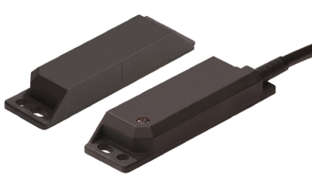 Omron F3S-TGR-NLPC-21-10, F3S-TGR-N_C Series Magnetic Non-Contact Safety Switch, 24V dc, Plastic Housing, NO/2NC, 10m Cable
