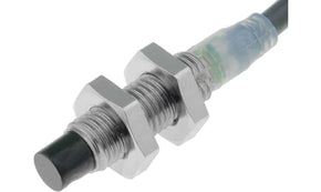 Omron E2A-S08KN04-WP-B2 5M, Threaded Barrel Proximity Sensor, M8, 4 mm Detection, 12 → 24 V dc