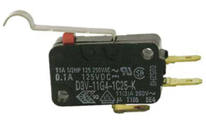 Omron D3V-11G4-1C25-K, Simulated Roller Lever Micro Switch, Quick Connect Terminal, 11 A @ 250 V ac, SP-CO, IP40