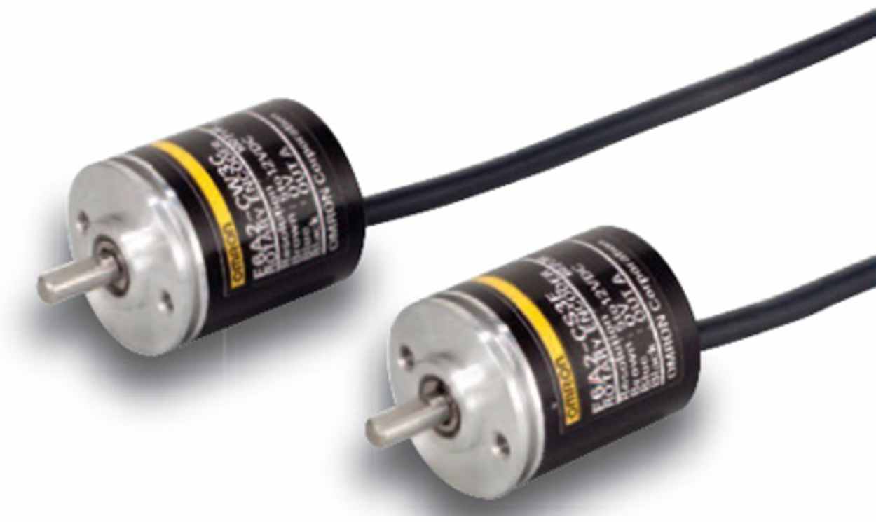 Omron E6A2-CS5C 100P/R 0.5M, E6A2 Series Incremental Incremental Encoder, 100 ppr, NPN Open Collector Signal, Solid Type, 4mm Shaft - generaltechuae