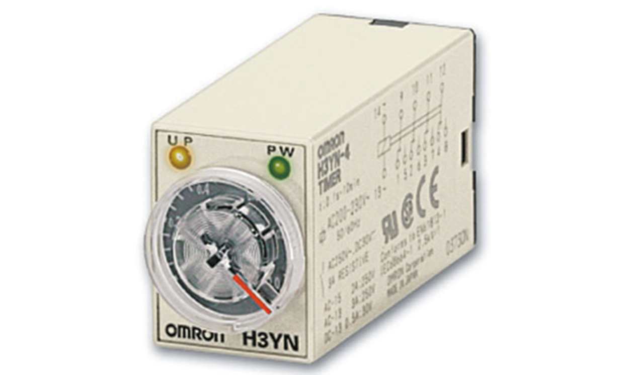 Omron H3YN-4 DC100-110, H3YN Series Plug In Timer Relay, 100 → 110V dc, 4-Contact, 0.1 s → 10min, 4PDT - generaltechuae