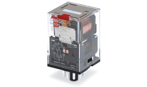 Omron MKS2PN 24VDC, Plug In Power Relay, 24V dc Coil, 10A Switching Current, DPDT