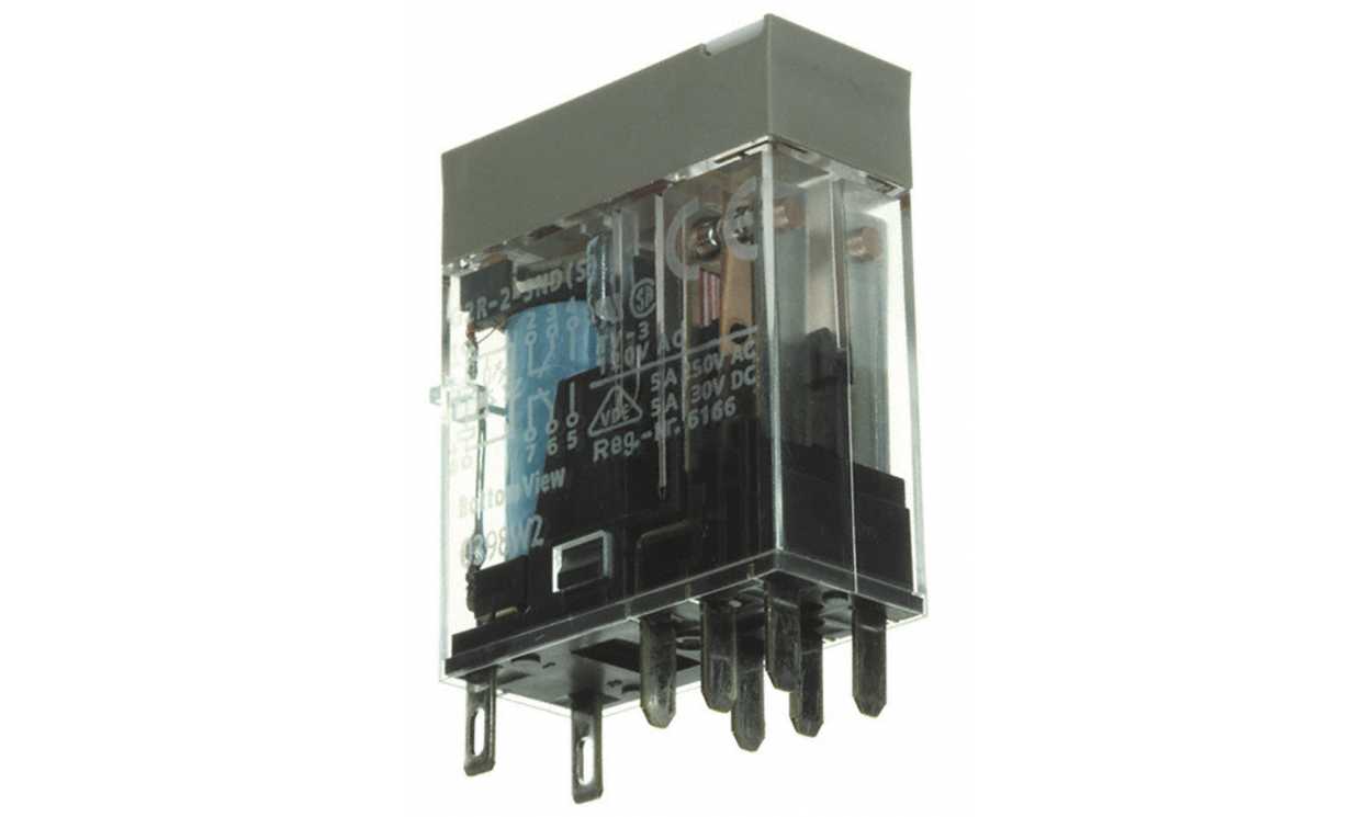 Omron G2R-2-SND 12VDC (S), Plug In Power Relay, 12V Coil, 5A Switching Current, DPDT