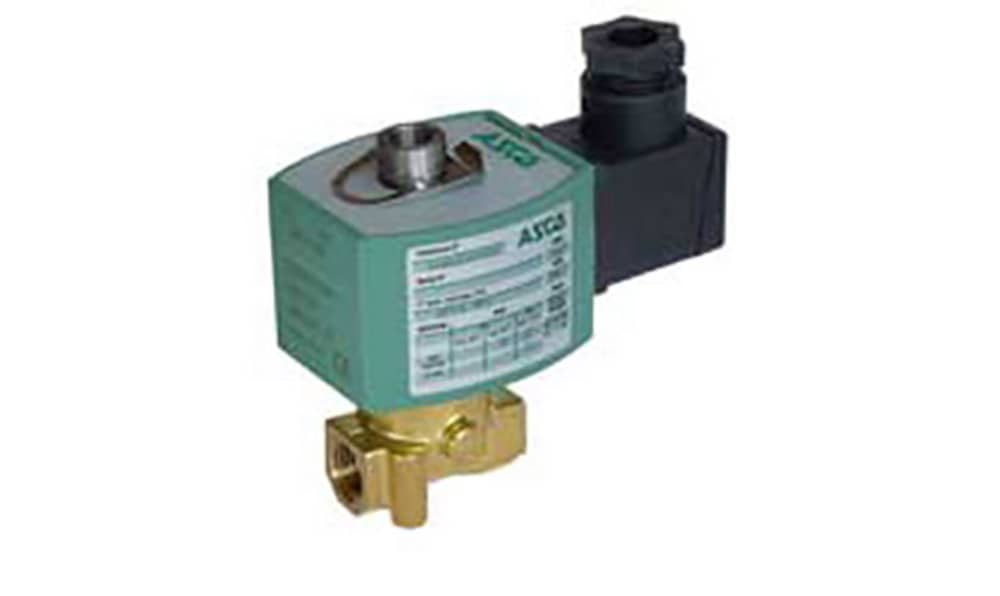 ASCO E314K121S1V01-24V CC, Solenoid Valve , 3 port(s) , NC, 24 V dc, 1/4in