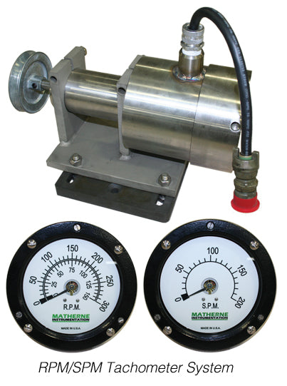 Matherne RPM/SPM Tachometer System | 10 VAC @ 1,000 RPM Generator - generaltechuae