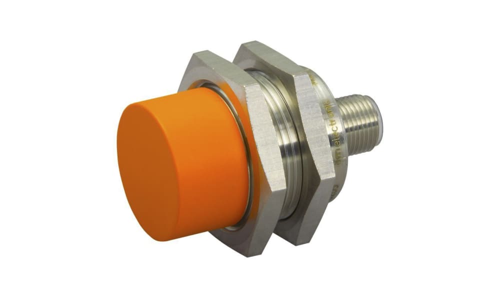 ifm IIS209, Inductive Threaded Barrel Proximity Sensor, M30, 22 mm Detection, PNP NC, 10 → 36 V dc