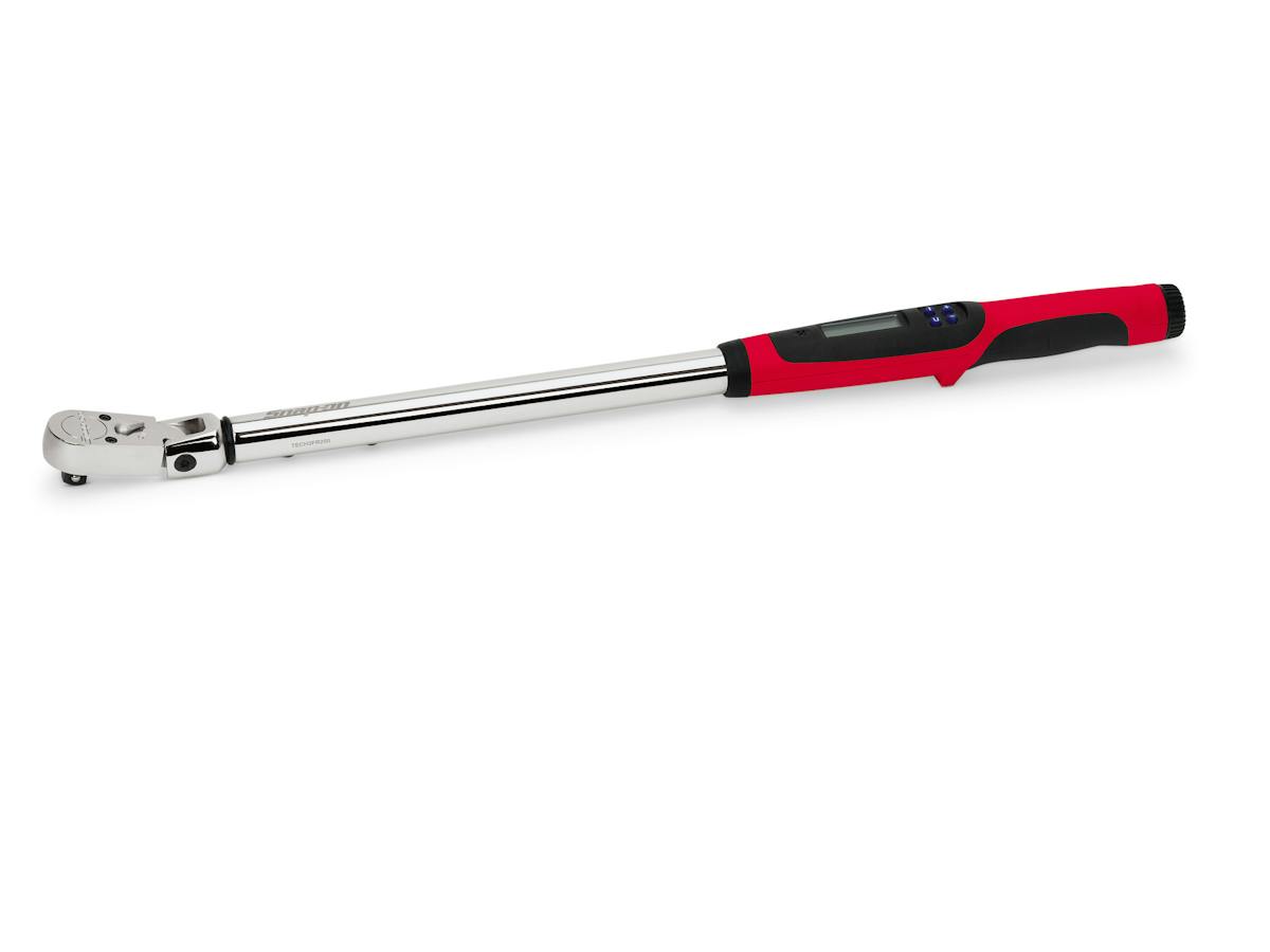 Snap-on TECH3FR250 | Flex-Head Techwrench Electronic Torque Wrench | 1/2 in Drive, 25–250 ft-lb