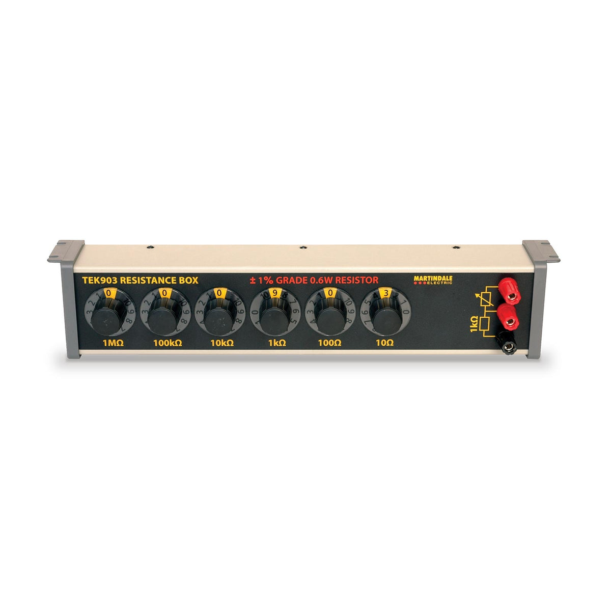 Martindale MARTEK903 | TEK903 Decade Resistance Box | 6 Decade, 10 Ω to 11.1111 MΩ, 1% - generaltechuae