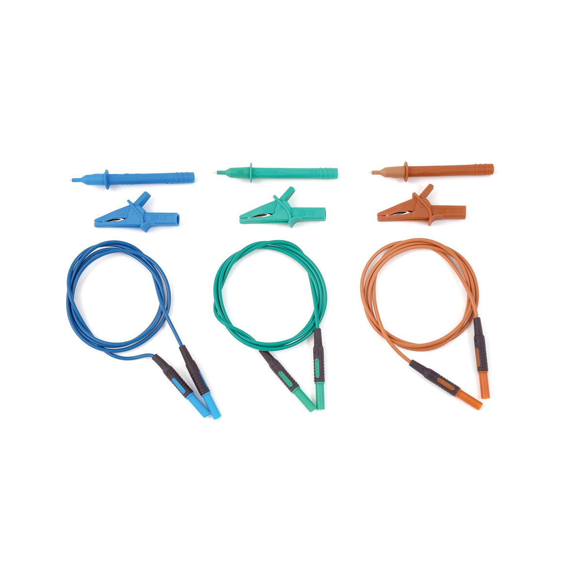 Martindale MARTL37 | TL37 Unfused 4 mm Test Lead Set | 3 Leads, Probes & Croc Clips - generaltechuae