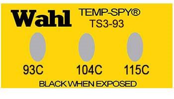 Palmer Wahl TS3_Labels | Temp-Spy Low Cost Temperature Labels | 3 points, 43 to 254 °C - generaltechuae