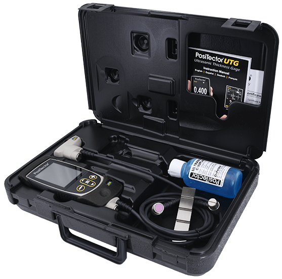 DeFelsko KITUT3 | Ultrasonic Inspection Kit, UTG C + UTG M | Advanced Body, Inch Step Block - generaltechuae