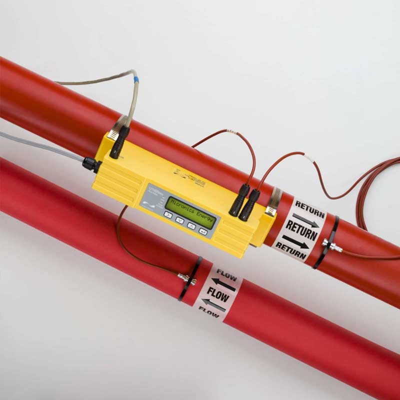 Micronics U1000MKII-HM | Ultraflo Clamp-on Heat/Energy Meter | 22–180 mm OD, EN1434 - generaltechuae
