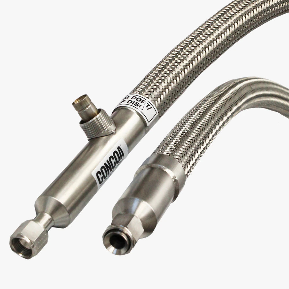 CONCOA 5512200-01-192 | 551 Series Ultra-Flexible Vacuum-Jacketed Hose | 16 ft (4.9 m)