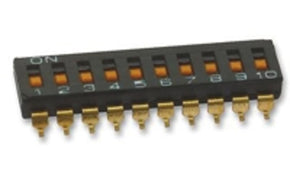 Omron A6S-0104-H, 10 Way Surface Mount DIP Switch 10P